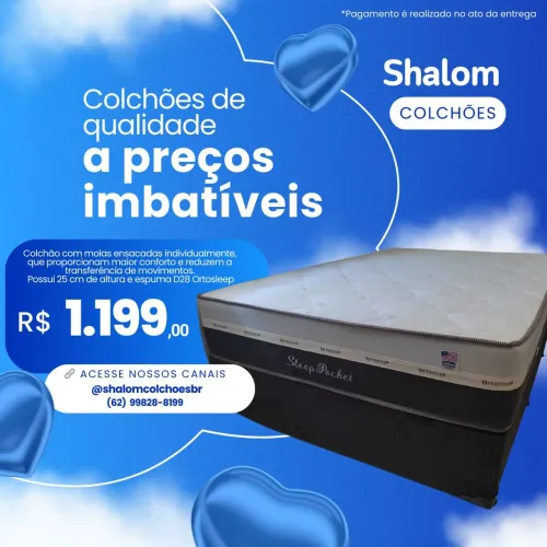 Colchão e base casal