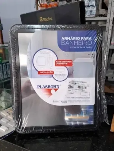 ARMARIO DE BANHEIRO PRETO