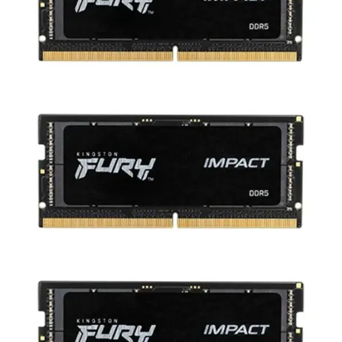 Kit 32GB (2x16GB) DDR5 4800 SO-DIMM Kingston FURY Impact lacrado para notebook