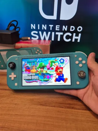 Nintendo switch lite desbloqueado completo na caixa, 128GB + 32GB lotado de jogos