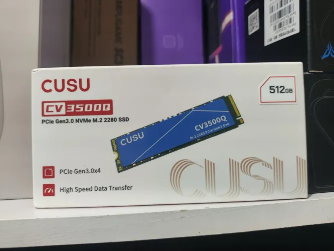 SSD nvme M.2 cusu 512gb 3500mbs novo Lacrado