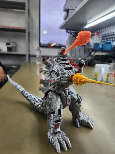 Miniatura Mechagodzilla 3D articulado 