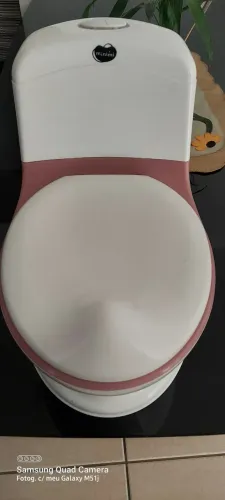 Troninho Infantil musical com assento removível menina