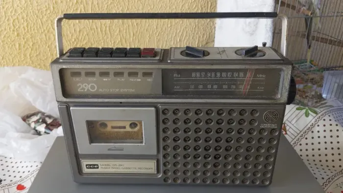 radio gravador cce cr290 sucata só pra peças #