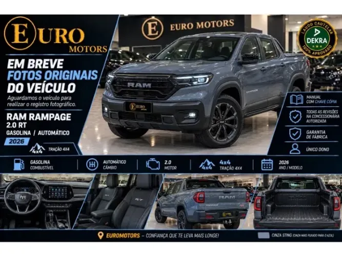Ram Rampage R/T Hurric. 4 2.0 TB CD 4X4 Aut. 2026
