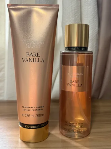 Kit victoria secrets creme + body splash baunilha 