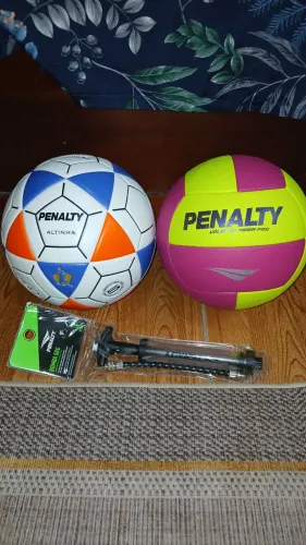 Bolas Penalty Altinha e Vôlei de Praia + Bomba de Ar Penalty