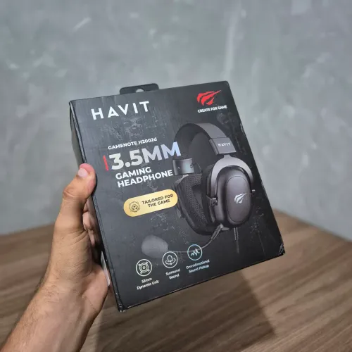 Headset Havit H2002D c/ Caixa - Aceito cartão e entrego