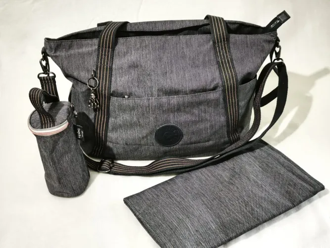 Bolsa Maternidade Kipling Little heart Jeans Escuro