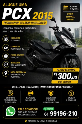 ALUGUEL DE MOTO - IFood, Uber, 99