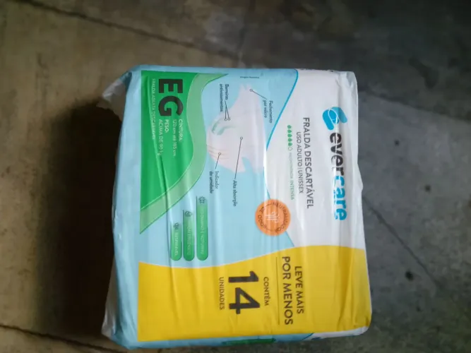 FRALDA GERIATRICA EVERCARE EG C/ 14 /7