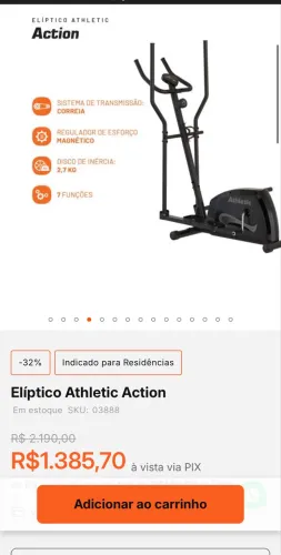 Elíptico Athletic Action