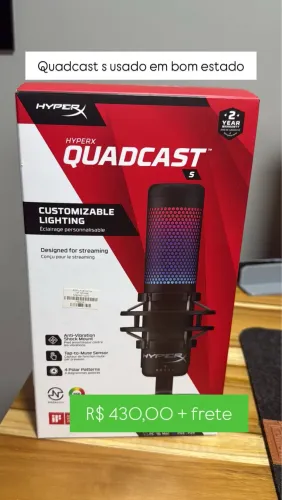 Microfone hyperx quadcast S
