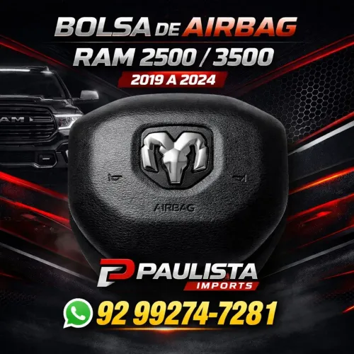 Bolsa Air Bag Ram 2500 3500 2019 2020 2021 2022 2023 ( Nova Original