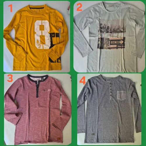 Lote de Camisa maanga longa GAP e ZARA - 6 a 8 anos
