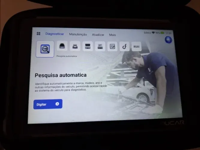 Scanner Automotivo MUCAR 892BT Ferramenta de Diagnóstico Automotivo AI