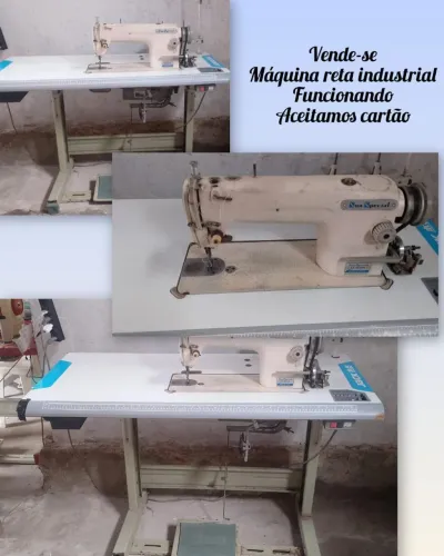 Máquina reta industrial 