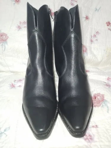 Bota usaflex de couro
