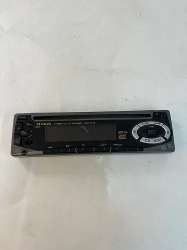Frente do Rádio Toca Fitas Aiwa Cdc-x116 com defeito 