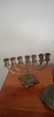 Candelabro bronze 