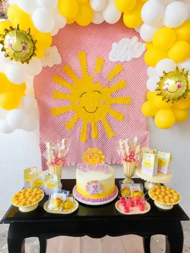 Painel tema raio de sol