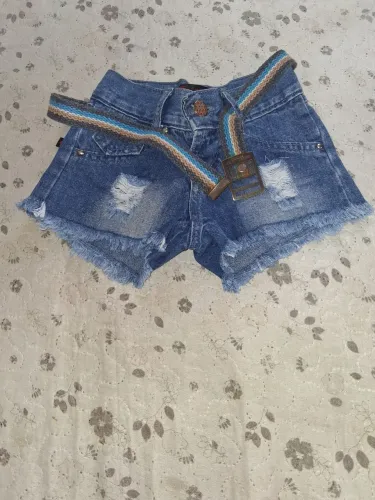 Sorte jeans infantil tamanho 2