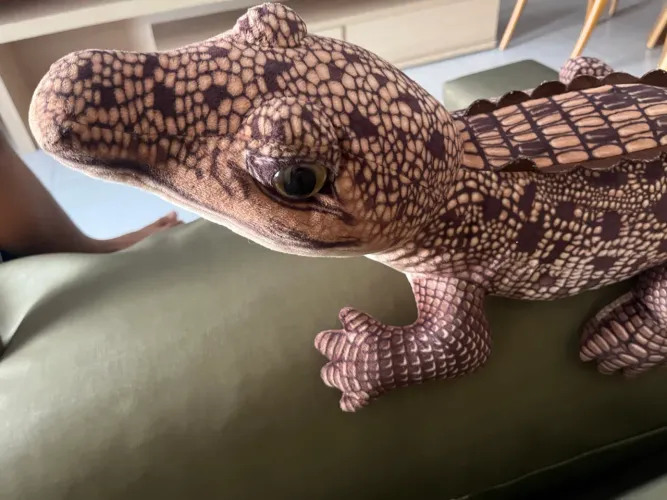 Crocodilo de pelúcia 