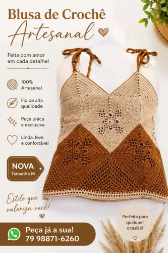 Blusa croche