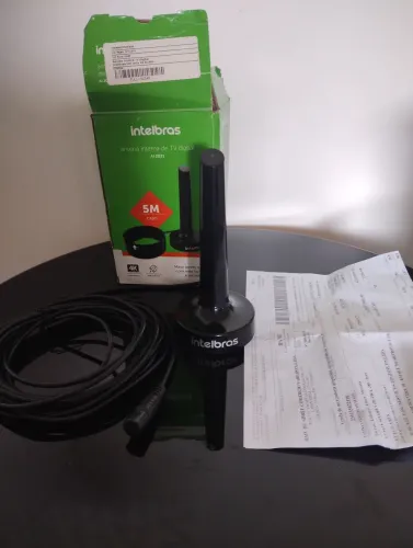 Antena interna para TV digital com 5m de cabo