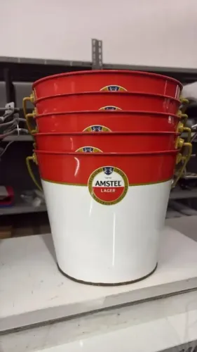Kit 15 Baldes de Cerveja Variados | Amstel, Bud, Eisenbahn, Itaipava | Bar e Restaurante