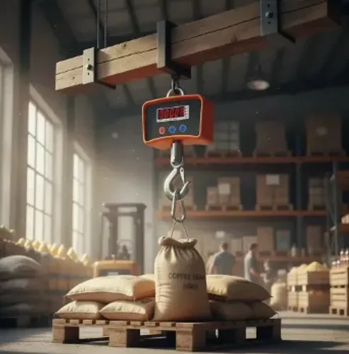 Balança Digital Suspensa 500kg Tonelada Big Bag Gancho