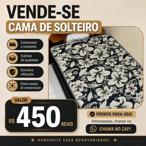 VENDO CAMA EM PERFEITO ESTADO