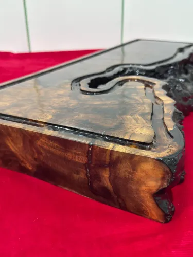 Tábua premium em Burl de Imbuia