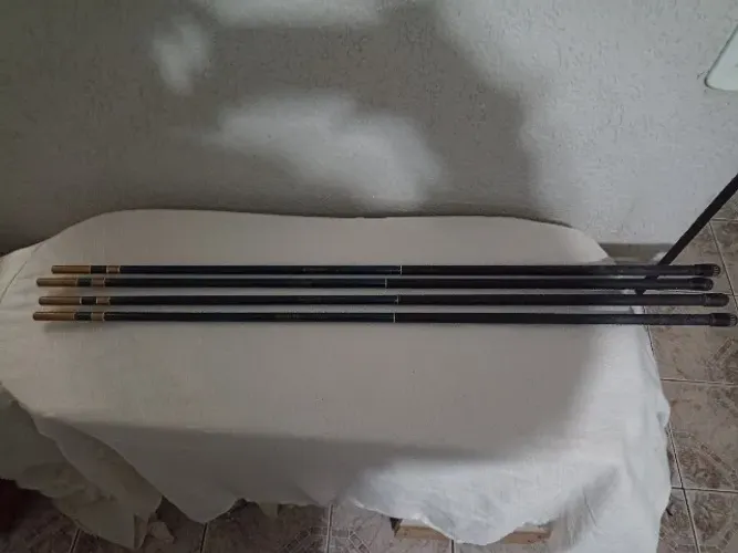 4 varas de pesca telescopica 2,80mts