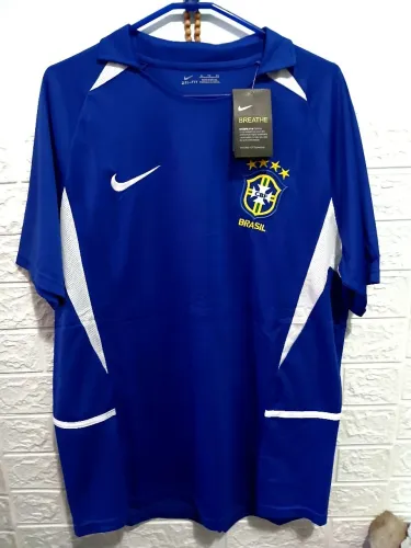 Camisa brasil azul copa 2002 nova
