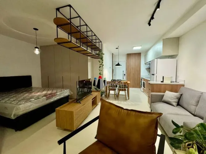 Apartamento com 1 dormitório para alugar, 42 m² por R$ 4.727/mês - Botafogo - Campinas/SP