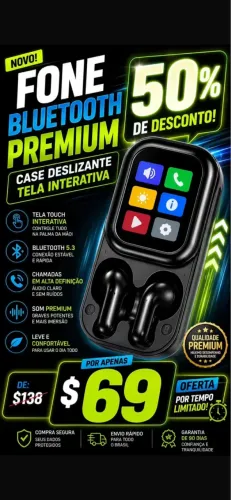 SUPER PROMO fone Bluetooth premium