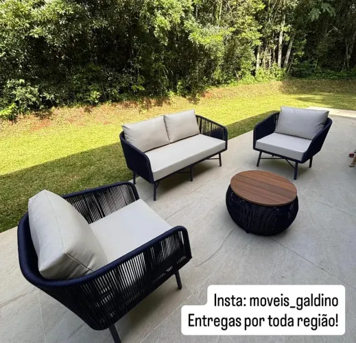 Sofás para área externa ou área Goumert