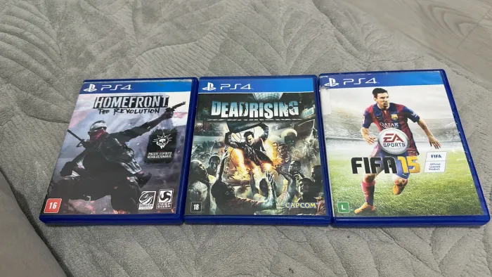 Jogos ps4 kit com 3 jogos barateza