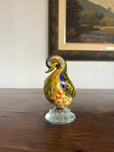 Pato em cristal Murano de La Tour d'Argent