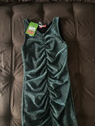 Vestido Verde Colcci Lurex - NOVO com Etiqueta