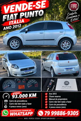 Fiat Punto Attractive Italia 1.4 F.flex 8V 5P 2012