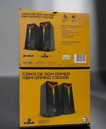 Caixa de som Husky 10 RMS RGB controlável touch, nova lacrada na caixa.