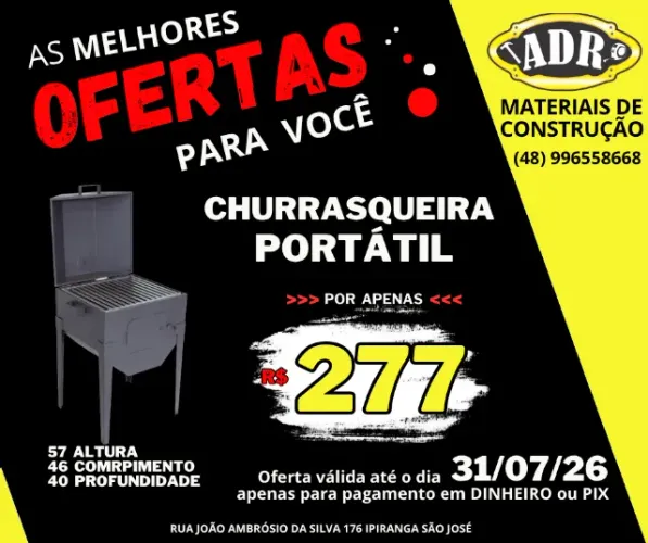 Churrasqueira Media Portátil