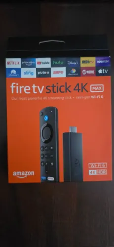 Amazon Fire Tv Stick 4k Max, 3a Geração, voz Alexa, 8G, Wi-Fi 6