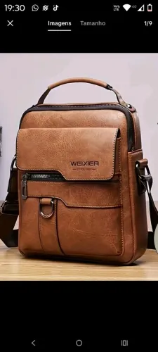 Bolsa masculina nova sem uso