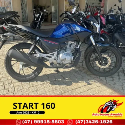 honda cg 160 start 2026 0km