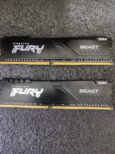 Memória RAM Kingston FURY Beast 32GB (2x16GB) DDR4 3200MHz CL16