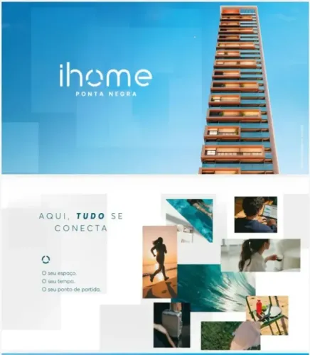 IHOME PONTA NEGRA (LANÇAMENTO) - Loft de 1/4 com 1 suíte de 24,83 m², 1 vaga por 327.869