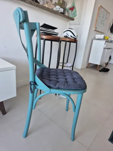 4 cadeiras Katrina Azul